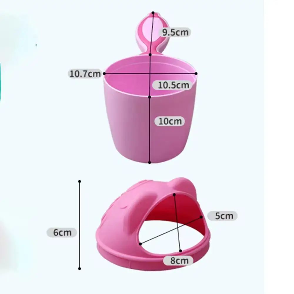 Cute Cartoon Baby Bath Caps To - Hair Care For Baby ulasan dan harga