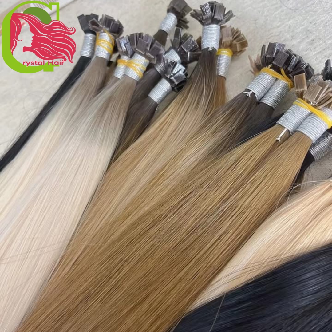 Human Hair Flat Tip  Extension - Hair Care Keratin ulasan dan harga