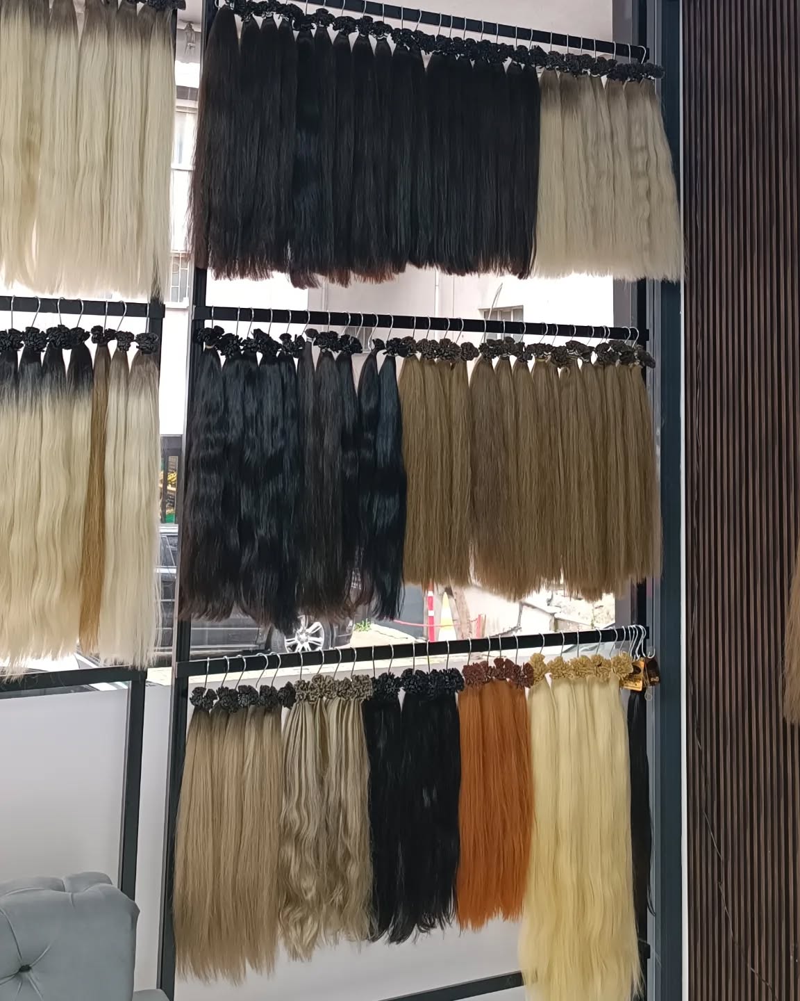 Human Hair Flat Tip  Extension - Hair Care Keratin ulasan dan harga