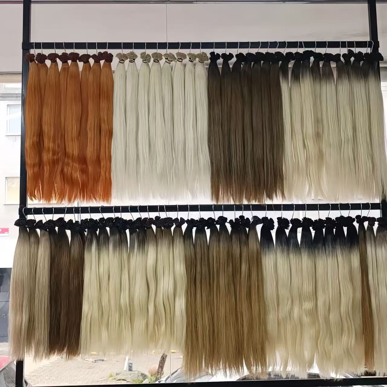 Human Hair Flat Tip  Extension - Hair Care Keratin ulasan dan harga