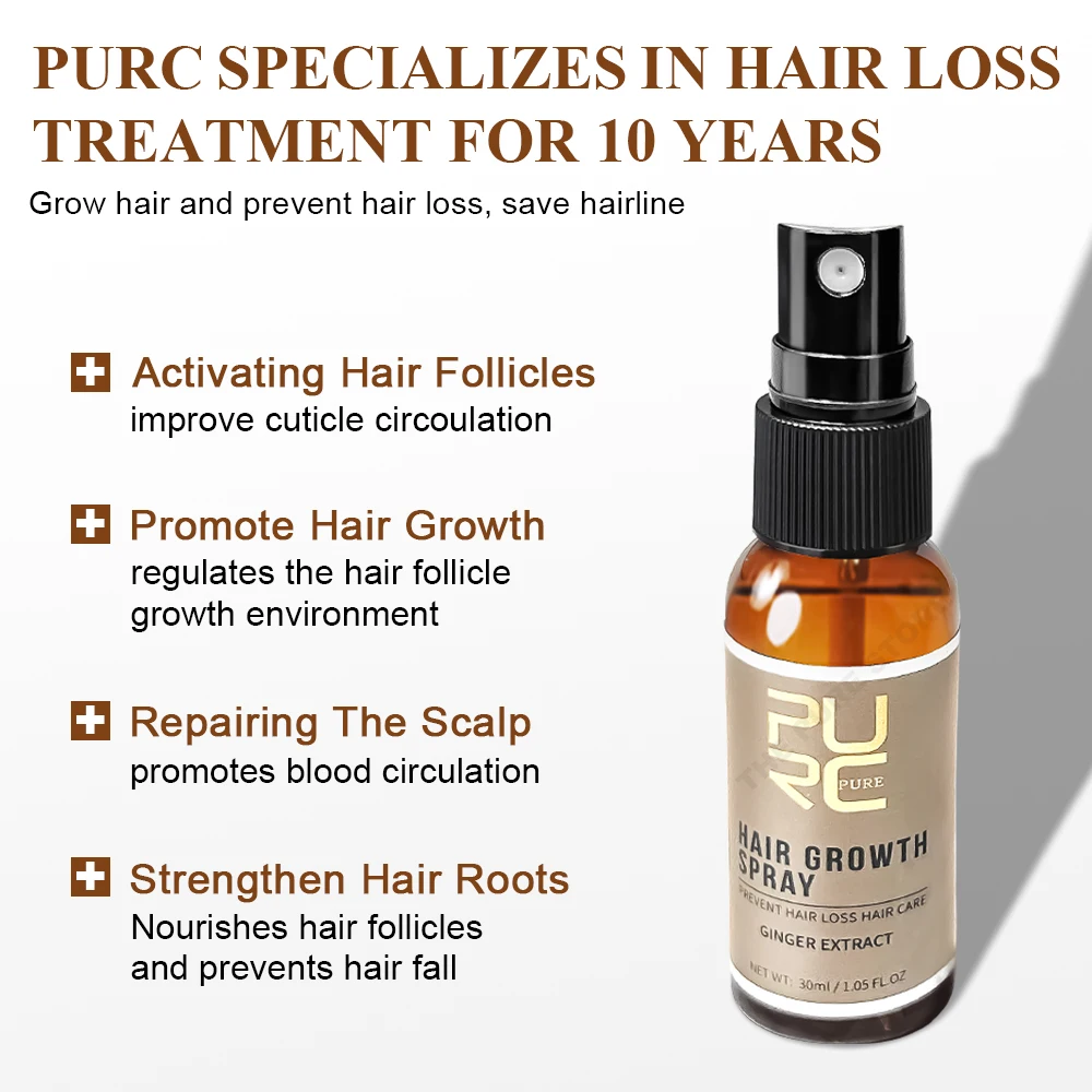 PURC Ginger Hair Spray Root St - Hair Care Oil Serum ulasan dan harga