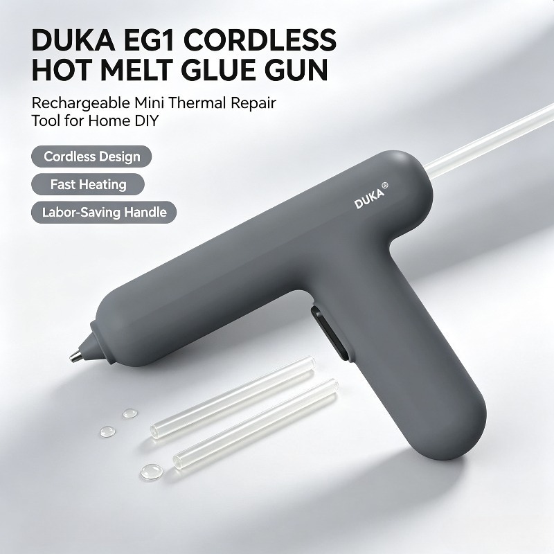 DUKA EG1 Electric Hot Melt Glu - Glue Gun Hair ulasan dan harga