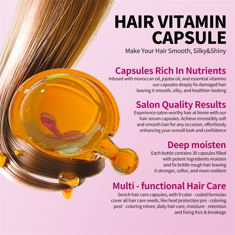 MIX Hair Vitamin Capsule Hair  - Hair Care Keratin Treatment ulasan dan harga