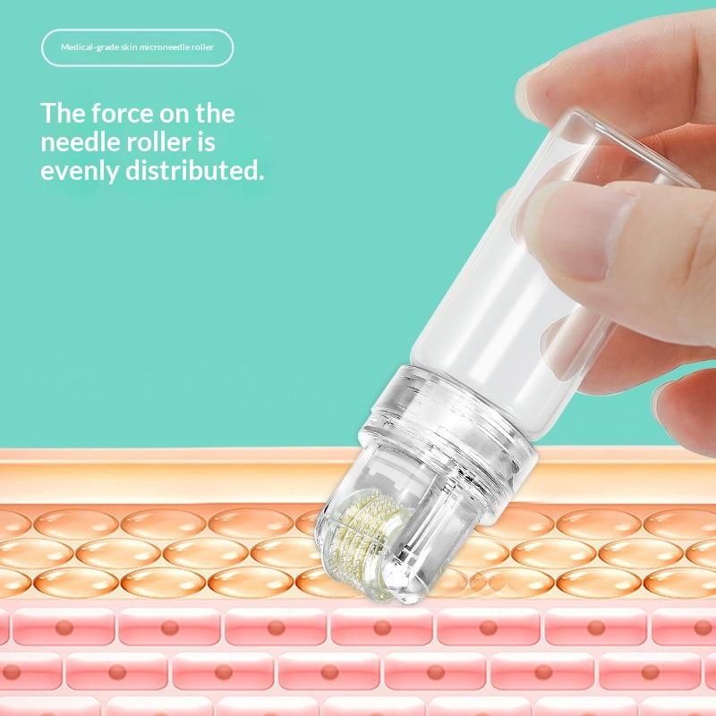 128 Pins Microneedle Derma Rol - Hair Care Oil Serum ulasan dan harga