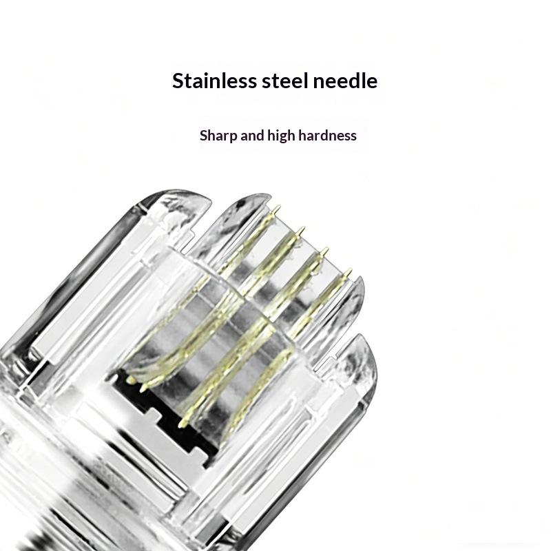 128 Pins Microneedle Derma Rol - Hair Care Oil Serum ulasan dan harga