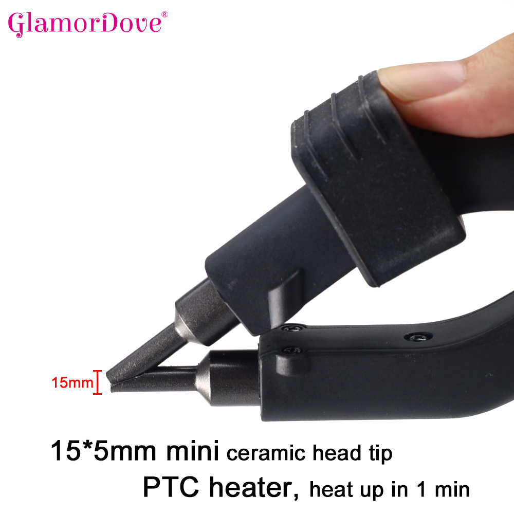 Hot Fusion Hair Extension Melt - Glue Gun Hair ulasan dan harga