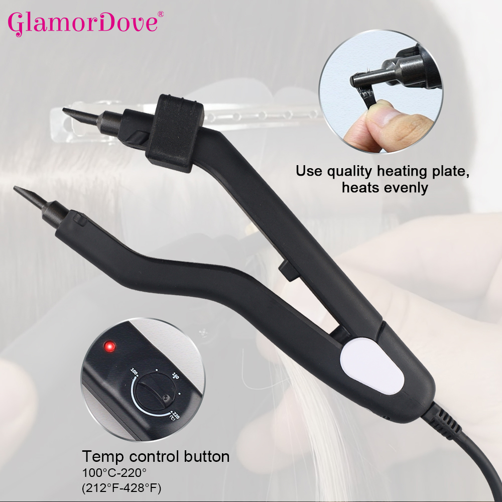 Hot Fusion Hair Extension Melt - Glue Gun Hair ulasan dan harga