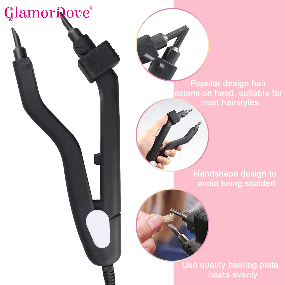 Hot Fusion Hair Extension Melt - Glue Gun Hair ulasan dan harga