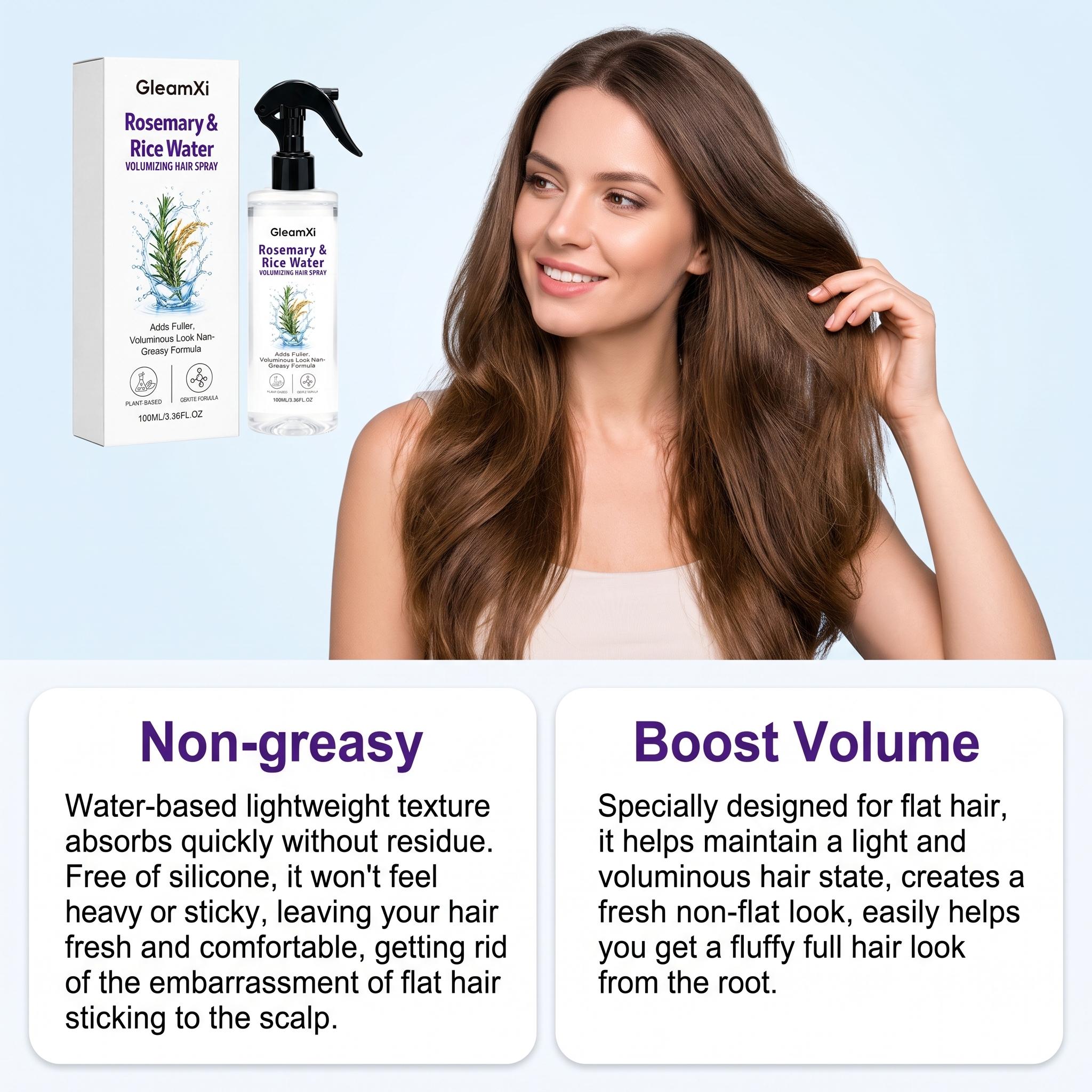 GleamXi Rosemary Rice Water Ha - Hair Care With Rice Water ulasan dan harga