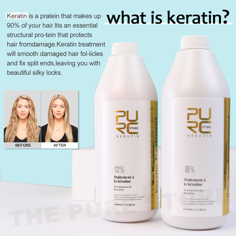 PURC 12% Keratin Smoothing Hai - Hair Care Keratin Treatment ulasan dan harga