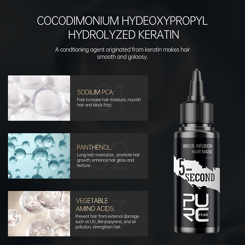 PURC Hair Treatment 5 Seconds  - Hair Care Keratin Treatment ulasan dan harga