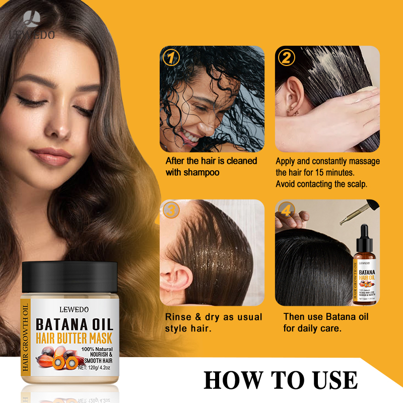 LEWEDO Batana Oil Hair Growth  - Caffeine Hair Serum ulasan dan harga