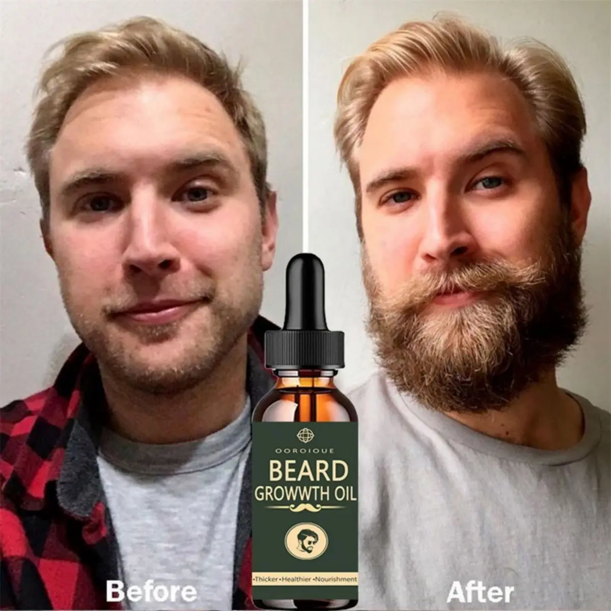 Fast Beard Growth Oil Beard Oi - Caffeine Hair Serum ulasan dan harga
