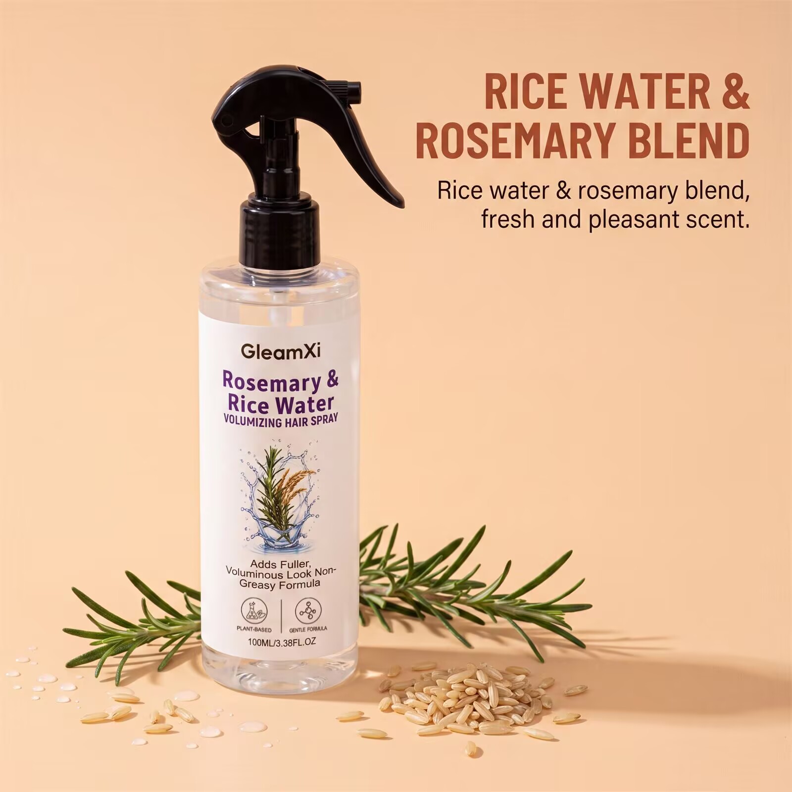 Rosemary Rice Water Hair Spray - Hair Care With Rice Water ulasan dan harga