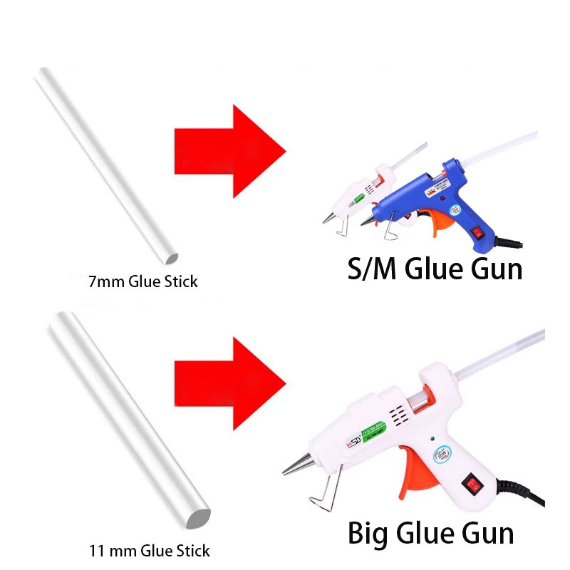 Black/ clear glue stick 7*15 c - Glue Gun Hair ulasan dan harga