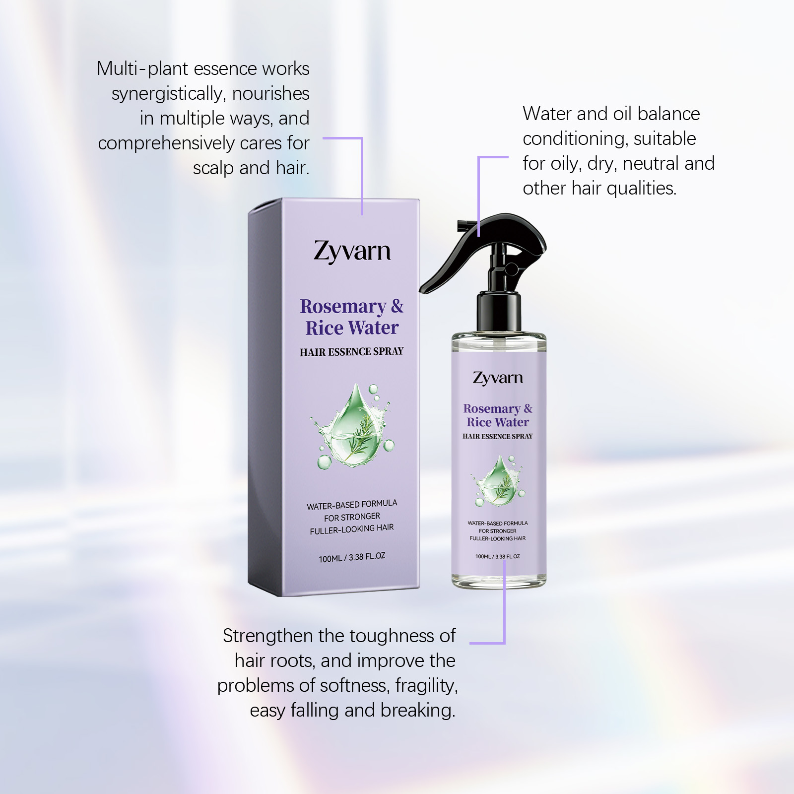 Rosemary Rice Water Hair Care  - Hair Care With Rice Water ulasan dan harga