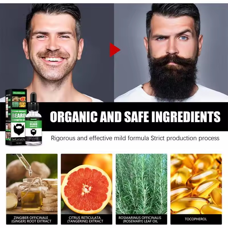 Fast Natural Mature Men Beard  - Caffeine Hair Serum ulasan dan harga