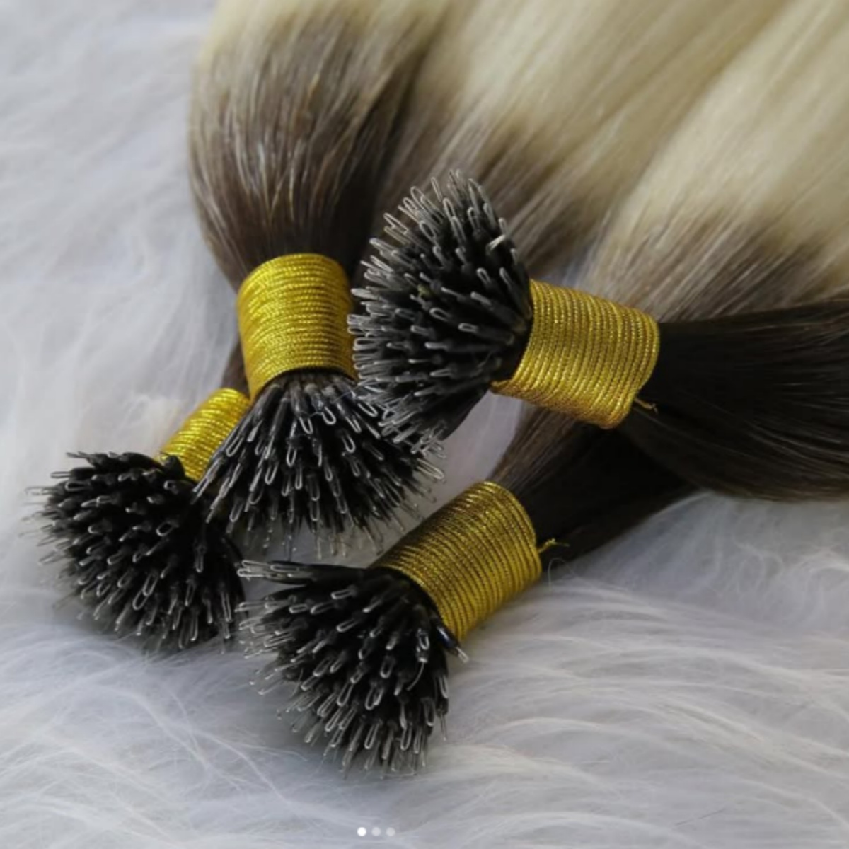 100% Human Hair Nano Ring Tip  - Hair Care Keratin ulasan dan harga